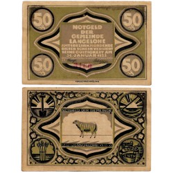 Langelohe. 1922. 50 Pfennig (EBC)