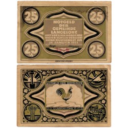 Langelohe. 1922. 25 Pfennig (MBC+)