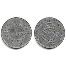 (186.4) Costa Rica. 1976. 1 Colon (MBC-)
