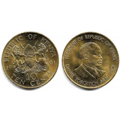 (18) Kenia. 1991. 10 Cents (SC-)