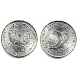 (12) Kazajstan. 1995. 20 Tenge (SC-)