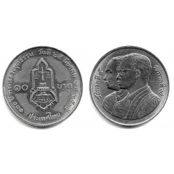 (Y252) Tailandia. 1992(2535). 10 Baht (EBC+)