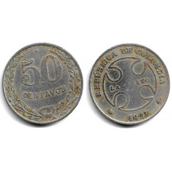Colombia. 1921. 50 Centavos (BC) Leprosería Lazareto