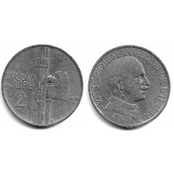 (63) Italia. 1924. 2 Lira (BC)