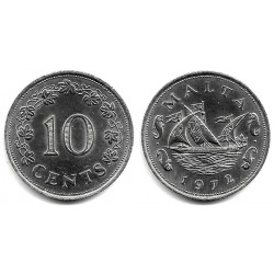 (11) Malta. 1972. 10 Cents (EBC+)