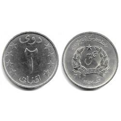 (994) Afganistán. 1978(AH1357). 2 Afghanis (SC)