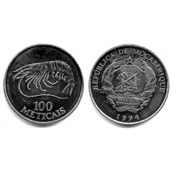 (12) Mozambique. 1994. 100 Meticais (SC)