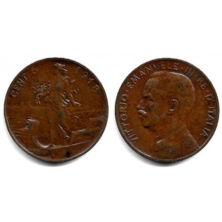 (42) Italia. 1918. 5 Centesimi (EBC)