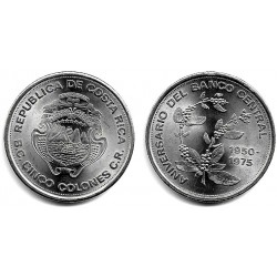 (203) Costa Rica. 1975. 5 Colones (SC-)