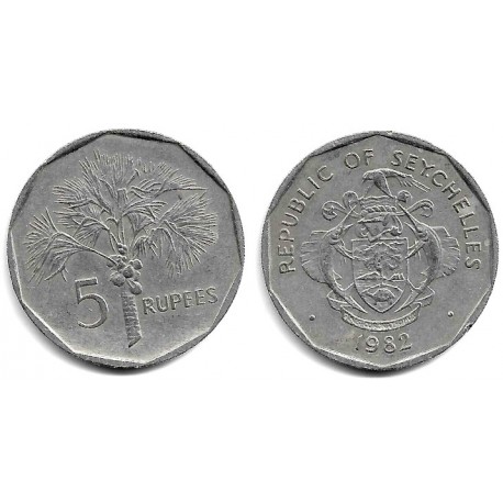 (51.1) Seychelles. 1982. 5 Rupees (MBC)