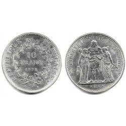 (932) Francia. 1972. 10 Francs (SC) (Plata)