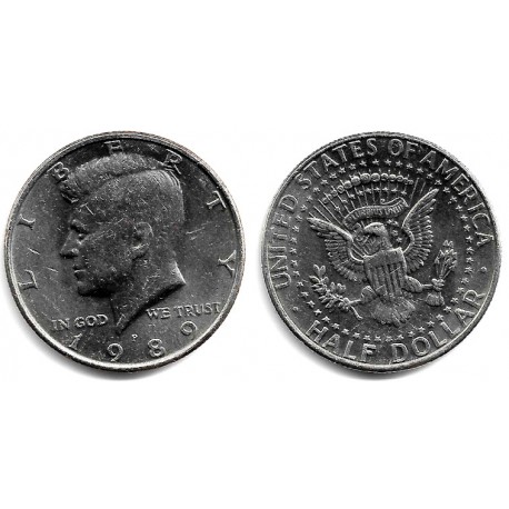 (A202b) Estados Unidos de América. 1989. Half Dollar (MBC-)