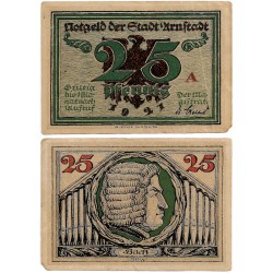 Arnstadt (Turingia). 1921. 25 Pfennig (EBC) Esquina Rota
