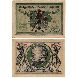Arnstadt (Turingia). 1921. 25 Pfennig (EBC)
