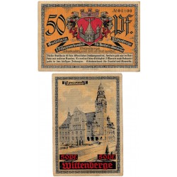 Wittenberge (Brandeburgo). 1921. 50 Pfennig (EBC)