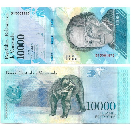 (98b) Venezuela. 2017. 10000 Bolivares (SC)