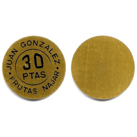 Frutas Najar. Juan Gonzalez. 30 Pesetas (EBC/EBC+)