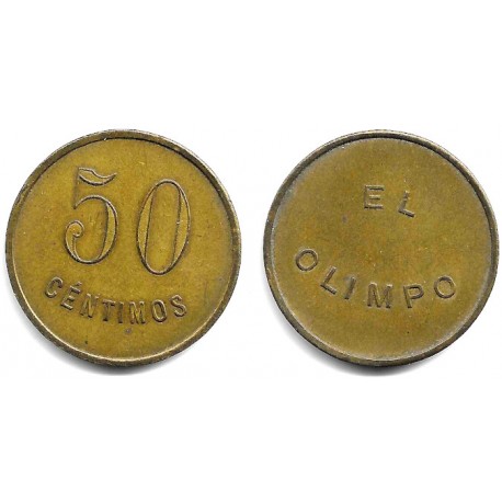 Casino El Olimpio. Reus. 50 Céntimos (MBC+)