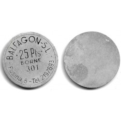 Balfagon SL. Borne. 25 Pesetas (BC+)