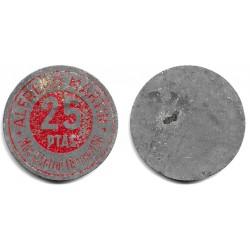 Alfredo Martín. Borne. 25 Pesetas (BC)