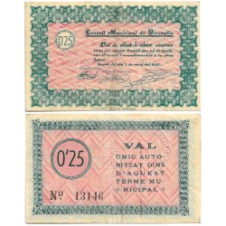 Gironella. 1937. 25 Céntimos (MBC-)