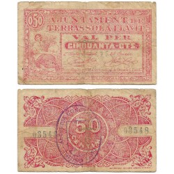 Terrassola i Lavit. 1937. 50 Céntimos (BC)