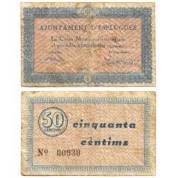 Esplugues. 1937. 50 Céntimos (BC)