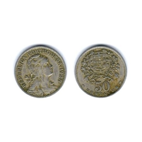 (577) Portugal. 1928. 50 Centavos (BC)