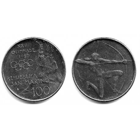 (108) San Marino. 1980. 100 Lira (SC)