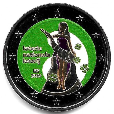 Bélgica. 2025. 2 Euro (SC) Coloreada