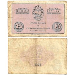 Bigues. 1937. 25 Céntimos (BC+)