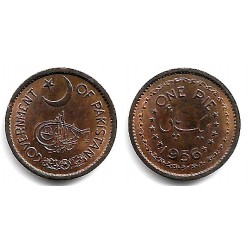 (11) Pakistán. 1956. 1 Pie (SC)