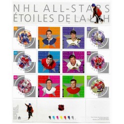 Canadá. 2003. Hoja Conmemorativa (Nuevo) NHL All-Stars