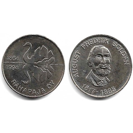 Medalla Finlandesa. 1994. August Fredrik Soldan (EBC+)