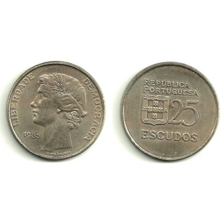 (607) Portugal. 1985. 25 Escudos (SC)