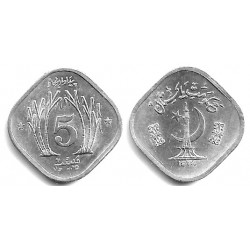 (35) Pakistán. 1974. 5 Paisa (EBC+)