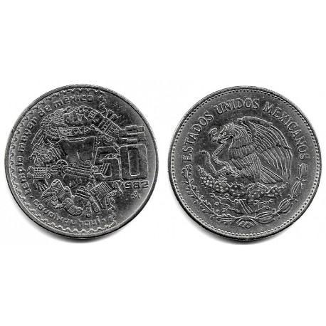 (490) Estados Unidos Mexicanos. 1982. 50 Pesos (EBC+/EBC)