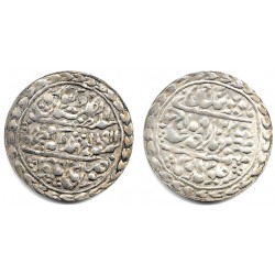 (147) Estados Nativos de la India (Jaipur). 1911(32). Nazarana Rupee (EBC) (Plata)