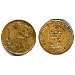 (50) Checoslovaquia. 1983. 1 Korun (MBC+)