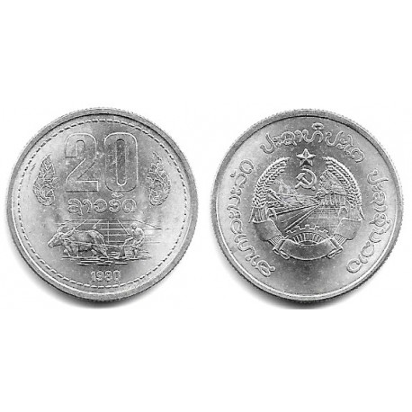 (23) Laos. 1980. 20 Att (SC)