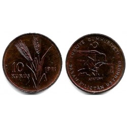 (898.1) Turquía. 1971. 10 Kurus (EBC-)