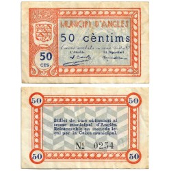 Anglès. 1937. 50 Céntimos (MBC)