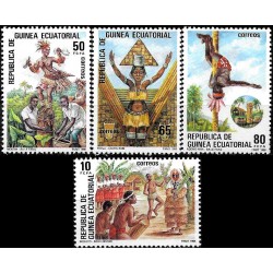 Guinea Ecuatorial. 1986. Serie Completa (Nuevo) Folklore