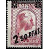 (791) 1938. 2,50 Pesetas sobre 25 Céntimos (Nuevo) IX Cent. Monasterio de Montserrat