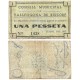Vallfogona de Riucorp. 1937. 1 Peseta (MBC-)