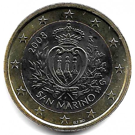 San Marino. 2008. 1 Euro (SC)