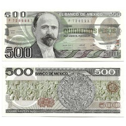 (79b) Estados Unidos Mexicanos. 1984. 500 Pesos (SC)