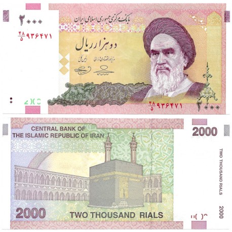 (144d) Irán. 2005-13. 2000 Rials (SC)