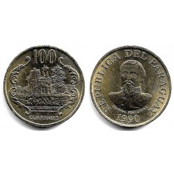 (177) Paraguay. 1990. 100 Guaranies (EBC)