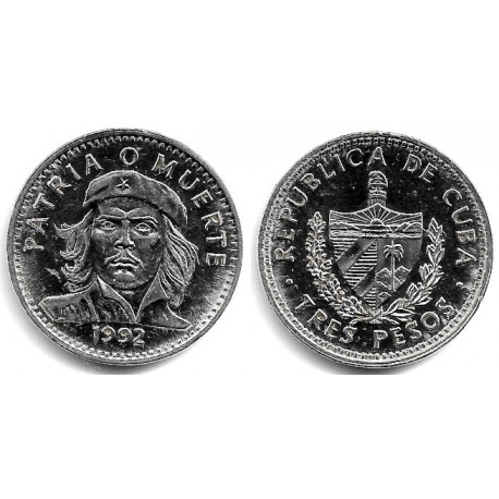 (346a) Cuba. 1992. 3 Pesos (EBC)